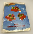 1987 Titan Needlecraft Felt Ornament Kit Set Of 3 Cardinals 4 Inches High Nip