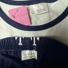 Anchor Girls Outfit Size L 5 6 Sleeveless Anchor Design Blue   White