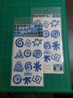 2x Glass Etch Etching Stencil Spiral Art Star Sun Armour Products New