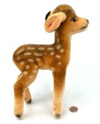 Steiff Fawn Deer 1960s Mohair Plush Biggest 22cm 9in Id Button Tag Vintage