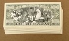 Lot Of 10 Santa Million Dollar Bills Money  Novelty  Wholesale  Lot Free Ship