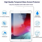 For Apple Ipad Mini 4 5 7 9 In Clear 9h Hardness Tempered Glass Screen Protector