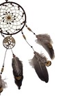 Beaded Dream Catcher Wall Hanging W  Five Feathers   Tree Of Life Charm