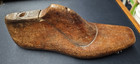 Wood   Metal Antique Shoe Mold  5 Brown