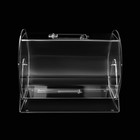 Medium Acrylic Raffle Drum Ticket Draw Casino Lottery Bingo Drum With Keys