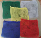 Lot 25 Original Tibetan Windhorse Prayer Flags Authentic Buddhist Blessed Medium