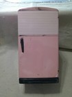 Vintage 50 s Wolverine Company Pink Tin Play Kitchen Stove   13  Fridge