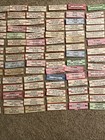 Large Lot Of 150 Original Jukebox 45 Record Title Strips  p14