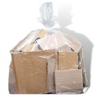 Plasticplace 32-33 Gallon Trash Bags  Clear  1 2 Mil  100 Count