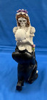Skeleton Wedding Couple Figurine Head Being Pulled Off By Accident 