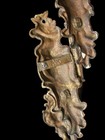 Pair Of Antique French Gilt Bronze Curtain Tiebacks Wall Hooks Marked A d Golden