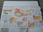 Vintage National Geographic 1967 1976 Peoples Of The Soviet Union Maps Lot