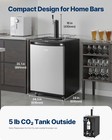 Vevor Beer Kegerator Draft Beer Dispenser Full Size Keg Refrigerator Single Tap