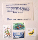 11 French   British Colony Stamps - 9 Mnh   2 Used - Kenmore Sourced