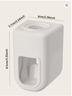 Automatic Toothpaste Squeezer Wall-mounted Holder No Punching Lazy Dispenser