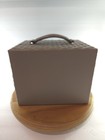 Brouk   Co  Leo Quilted Vegan Leather Jewelry Box Organizer - Gray  preowned 