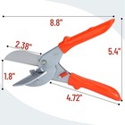 Multi Angle Miter Shears  Adjustable At 45 To 135 Degree With Safety Lock