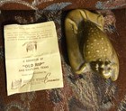 Vintage House Of Webster Eastland Tx Old Rip Horned Toad Frog Lizard Figurine
