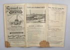 Sebago Lake Songo River   Bay Of Naples Steamboat Co  Brochure Map Maine C  1900