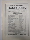 Music Lovers Piano Duets Book 2 Sheet Music Nation Favorite Melodies Boston Co