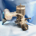 Vintage  Fox 25  Control Line Model Airplane Engine W muffler