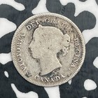 1883-h Canada 5 Cent Lot n3051 Silver  Better Date
