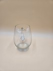 Vintage Clear Glass Cocktail   Martini Pitcher With Heavy Base