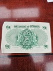 Government Of Hong Kong One Dollar July 1958 Series  Free Shipping