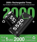 2x5520 Rechargeable Battery Pack For Xbox One xbox Series X s Controller Battery