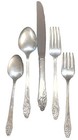 5-piece Oneida Community Flatware Evening Star Silverplate Serving Set Vin 1940-