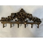 Vintage   Antique Cast Metal Key Holder Wall Decor Hooks Made In Italy