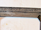 Vintage Geometric Atomic Star Cast Iron Fireplace Surround Victorian Edwardian