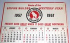 Great Northern Railroad - Wall Calendar - 1957