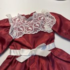 American Girl Doll 18  Pleasant Co Samantha Christmas Cranberry Dress Heart Lace