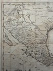 Original Antique Thomas Kitchin 1783 Map Of New Spain   West Indies 