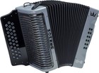 Hohner Corona C-ii F bb eb Accordion - Silver Rainbow W  Gig Bag