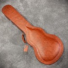 Dark Brown Arched Hard-shell Electric Guitar Case For Lp-style  Les Paul Guitars