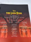 Vintage 1997 Disney Presents The Lion King The Broadway Musical Souvenir Program