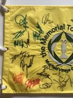 Jack Nicklaus Signed Memorial Flag Pga Golf Field Autographed