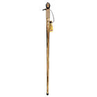 45  Bigfoot Wood Walking Stick Carved Sasquatch Trekking Pole Pilgrim Staff