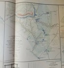Vintage Civil War Map Lxviii   Forts  Troop Positions Etc Virginia 1864-1865