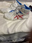 Asics Men s Wrestling Size 9 5 Shoes White  Red And Blue