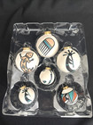 Acoma Pueblo Pottery Christmas Ornaments 6  Native American Signed I  L  Chino  