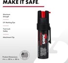 Sabre Red Compact Pepper Spray  Max Police Strength Oc Spray With Uv Dye  Compac