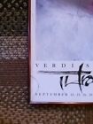 Verdi Ii Trovatore Seattle Opera Theater 1982 Framed Poster 22x34