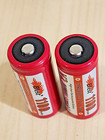 2 Efest Imr 18500 Limn 1100mah High Drain Button Top  Rechargeable Battery 3 7v