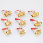1 8  1 4  3 8  Male Female Npt Brass Ball Valve Water Air Tank Drain Shut Off