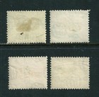         Straits Settlements  selangor  - 4 Used Postage Stamps 1935-1936