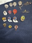 Vintage Albuquerque Beer Companies Hot Air Balloon Pins