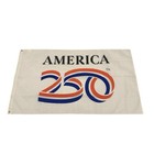 America250 Outdoor Flag  Off White   Poly Cotton 60  X 33 5    1-sided